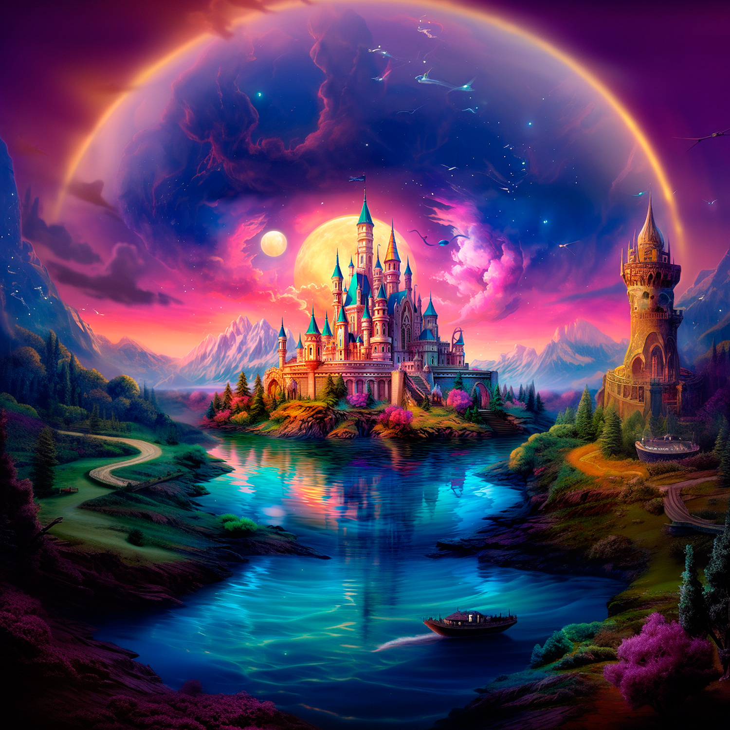 AI fairy tale castle by Kat85erina on Dribbble