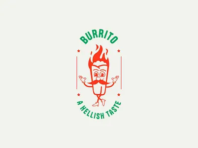 Burrito | Mexican Restaurant brand identity branding callegraphy illustration logo logo icon mexican restaurant typography visual identity