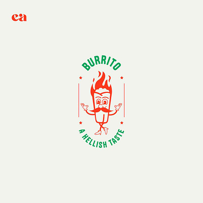 Burrito | Mexican Restaurant brand identity branding callegraphy illustration logo logo icon mexican restaurant typography visual identity