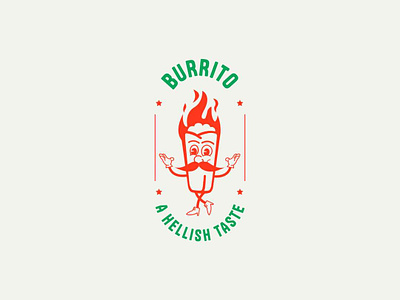 Burrito | Mexican Restaurant brand identity branding callegraphy illustration logo logo icon mexican restaurant typography visual identity