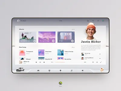 HMI Concept No.23 - For Cadillac design hmi ui