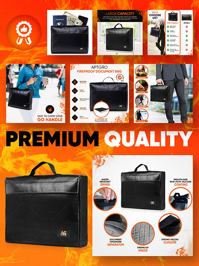 FIREPROOF DOCUMENT BAG PRODUCT LISTING INFOGRAPHIC IMAGES DESIGN a content a content design amazon ebc content amazon graphic design amazon graphics amazon infographics amazon listing amazon listing design amazon listing images amazon product design amazon product image amazon product listing ebc content ebc content design ebc design fireproof document bag listing design listing images product infographic product listing image