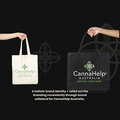 CannaHelp brand identity brand branding design graphic design logo