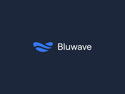 Bluwave - Logo animation blue brand identity branding company graphic design logo logo design logogram logotype marketing minimal sketch vector visual design