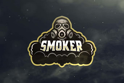 Smoker Sport and Esports Logos design esport game gaming graphic logo logos smoke smoke logo smoke mascot smoker smoker gaming template gaming