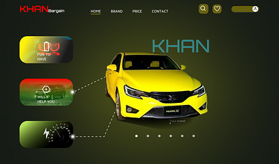 A landing page for car business app appdesign branding design graphic design ui uidesigner uiux ux uxdesigner webdesign