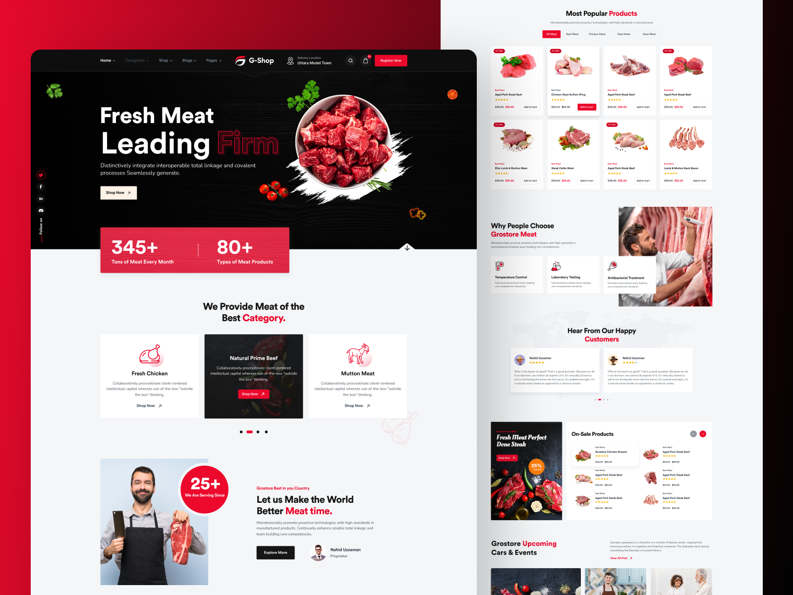 Example of E Commerce Website Design Concept