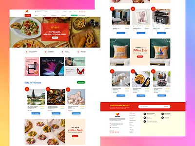 Best Deals Landing Page 3d animation branding graphic design logo motion graphics ui