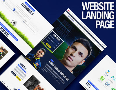 Kashif Siddiqui Foundation | Website Design branding design graphic design icon landing page design web design website design
