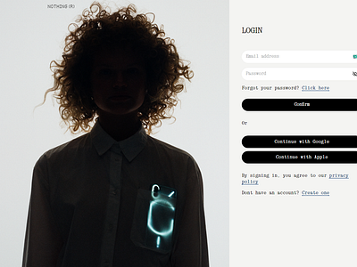 Nothing Login Page design animation css css3 design form html html5 js login login and sign up page login and signup nothing singup ui uixi web content web design web developmet website xi deisgn