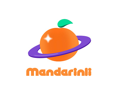 Mandarinli Logo Animated adobe animation branding illustration logo logo animation lottie animation motion graphics