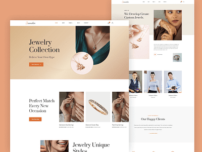 Deweler - Jewelry Website Template accessories business cms ecommerce ecommerce webflow fashion jewelry jewelry products jewelry webflow jewelry website online store professional website retail seo friendly shop small business webflow template