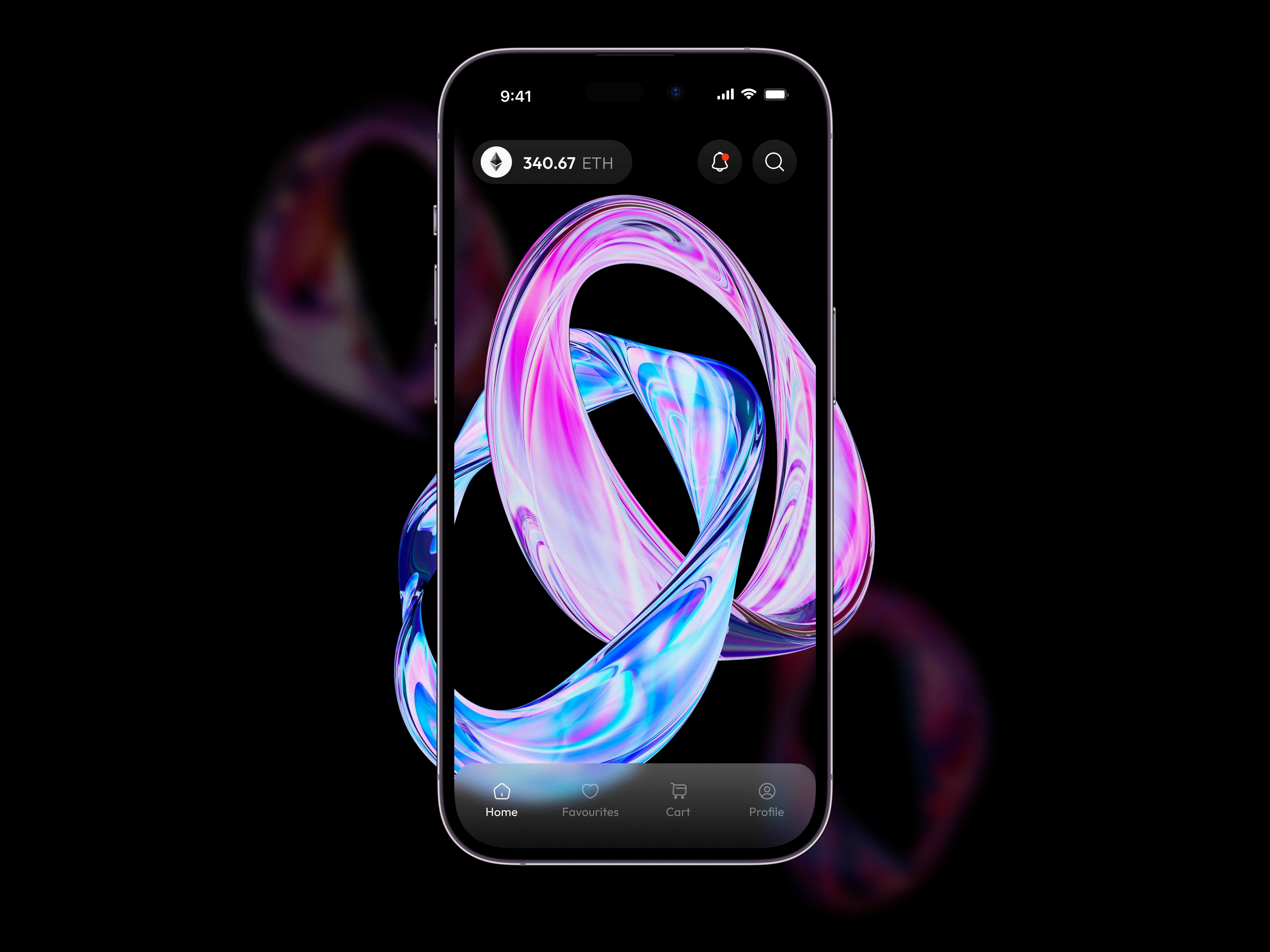 NFT Marketplace Mobile App UI/UX Design animation app design application card cart checkout figma marketplace mobile design nft products sign in ui uiux ux wireframe