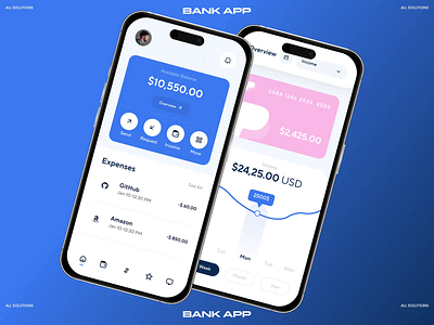 Banking Mobile App animation app app design awe bank app banking banking app banking application design finance finance app ios mobile app motion graphics