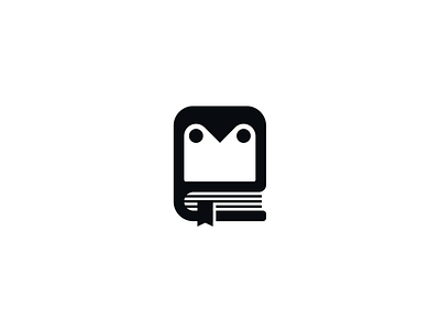 Owlbook bird book brand branding design education elegant graphic design illustration logo logotype mark minimalism minimalistic modern monochrome owl sign smart