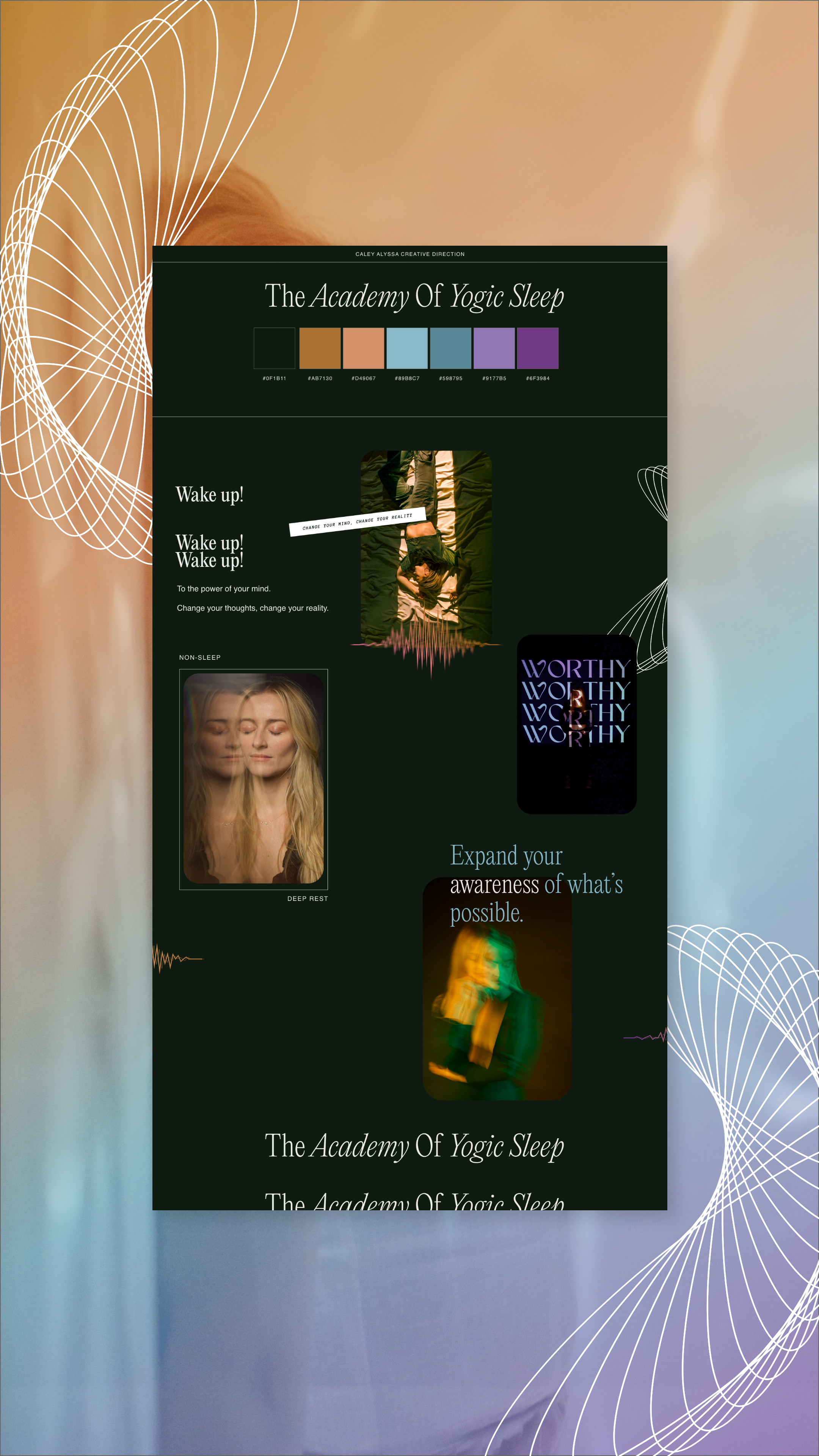 Academy Of Yogic Sleep Branding