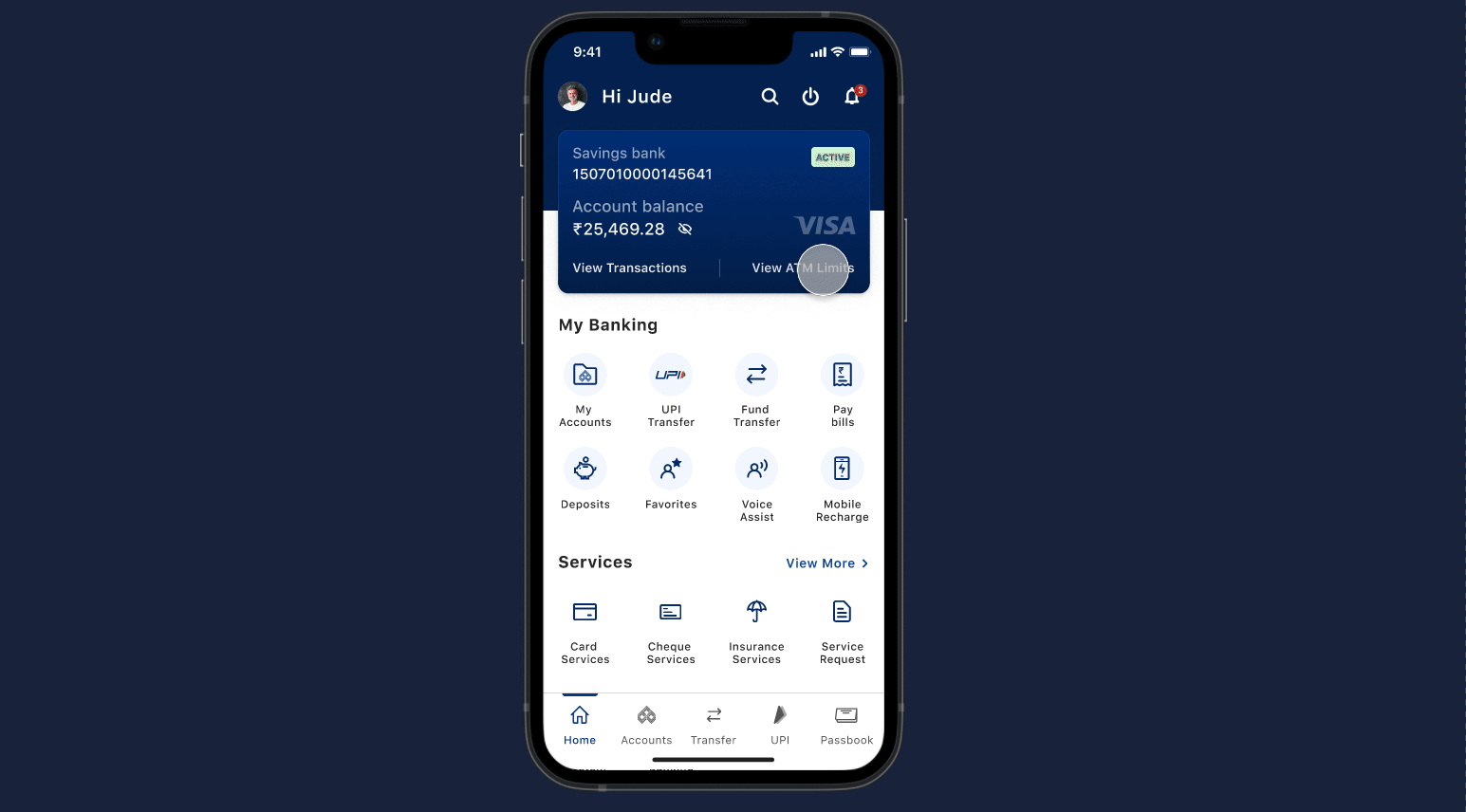 ATM Transaction Alert bank product design redesign ui ux