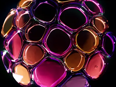 experimentus renderus 3d abstract animation bubbles c4d cell clean colorful colors cool design graphic design illustration motion graphics render soft sound