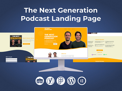 The Next Generation Podcast Landing Page innovative platform interactive features podcast landing page podcasting industry seamless experience user friendly interface