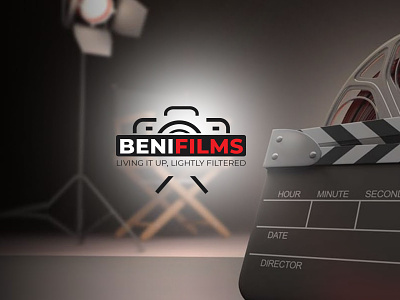BENIFLIMS Logo Design (Unused Conce camera logo film logo