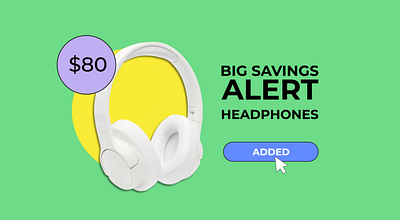 Product Advertisement 1 2d after effects animated ads animation banner ads design facebook ads graphic design headphone headset motion motion design product advertisement product design social media ui