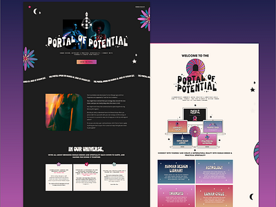 Portal Of Potential Sales Page branding page layout sales page squarespace