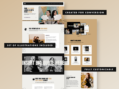 Studio51 Sales Page Template sales page squarespace website template