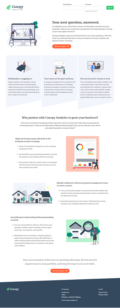 Canopy Analytics customcode figmatowebflow interactions uiux