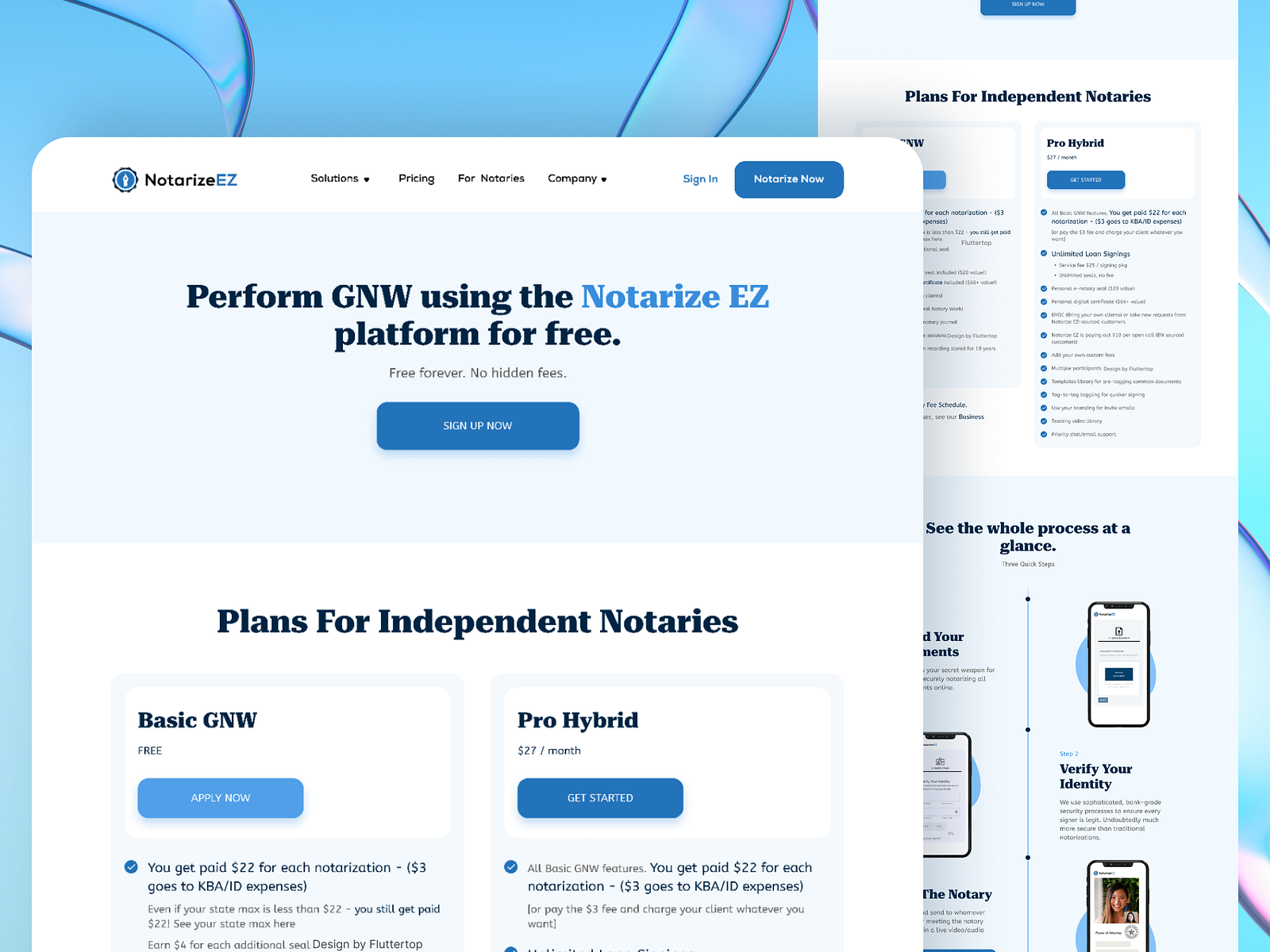 Notarize EZ design: Seal Your Trust, Digitally Verified. by Rishabh Rai