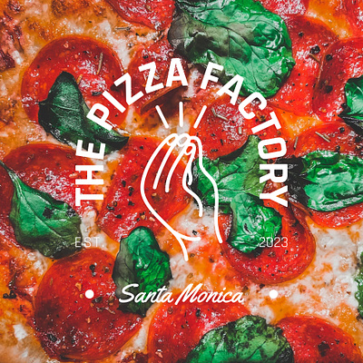 Logo - The Pizza Factory branding california design food graphic design illustration italian food italy logo pizza typography vector yummy