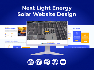 Next Light Energy Solar Website Design innovativedesign nextlightenergy renewableenerg solarwebsitedesign userfriendly visualappeal websitedesign