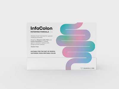 InfaColon / Packaging brandbook branding colon design graphic design illustration intestine logo medical medicine minimal packaging typography ui vector