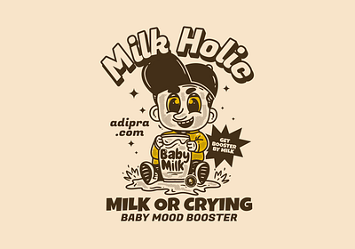Milk Holic adiclo adipra std adipra.com adpr std baby illustration