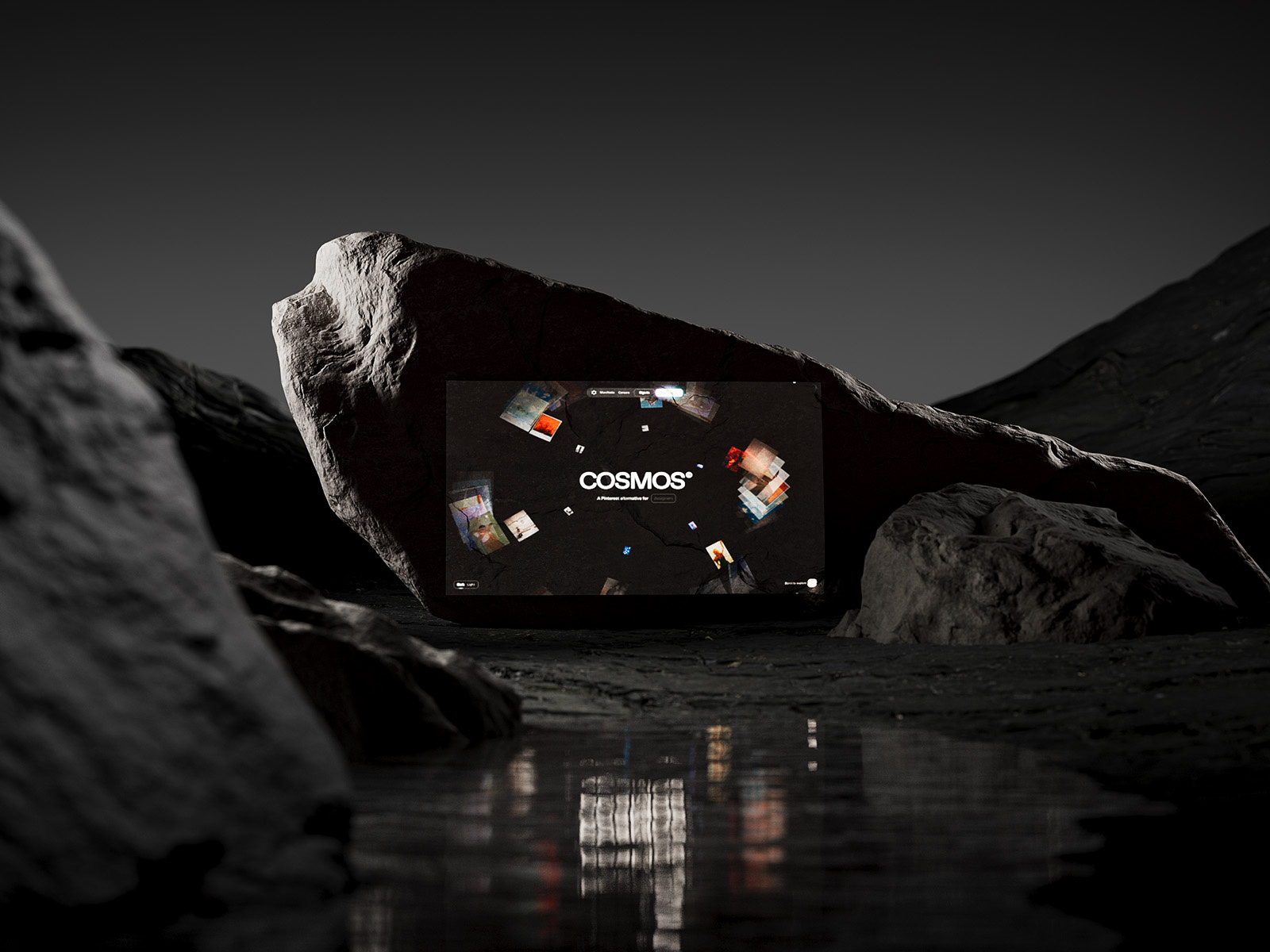 Cosmos animation interface ui web web design website