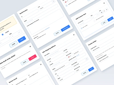 Dialog Component Design app branding clean design ecommerce elegant flat inspiration interaction interface minimal minimalist product design typography ui uiux user experience user interface ux web app