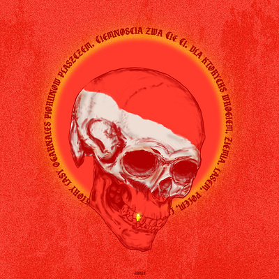 Red Skull design designart graphic design illustration vector