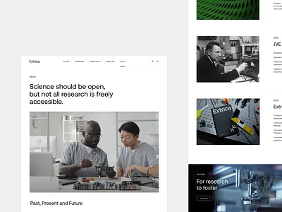 Extrica UX/UI design graphic design landing landing page minimal outer science site typography ui uidesign user interface uxdesign uxui web design web development web site