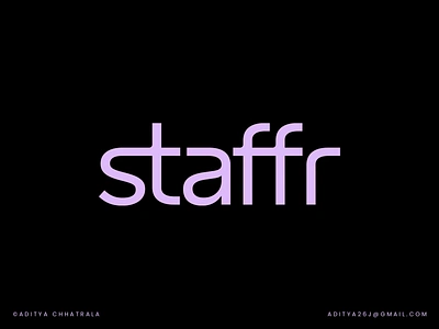 Staffr - recruiting agency logo, brand identity, branding a b c d e f g h i j k l m ai brand identity branding employee employer hiring hr jobs logo logo designer logotype minimal modern logo recruiting resume search simple staff staffing