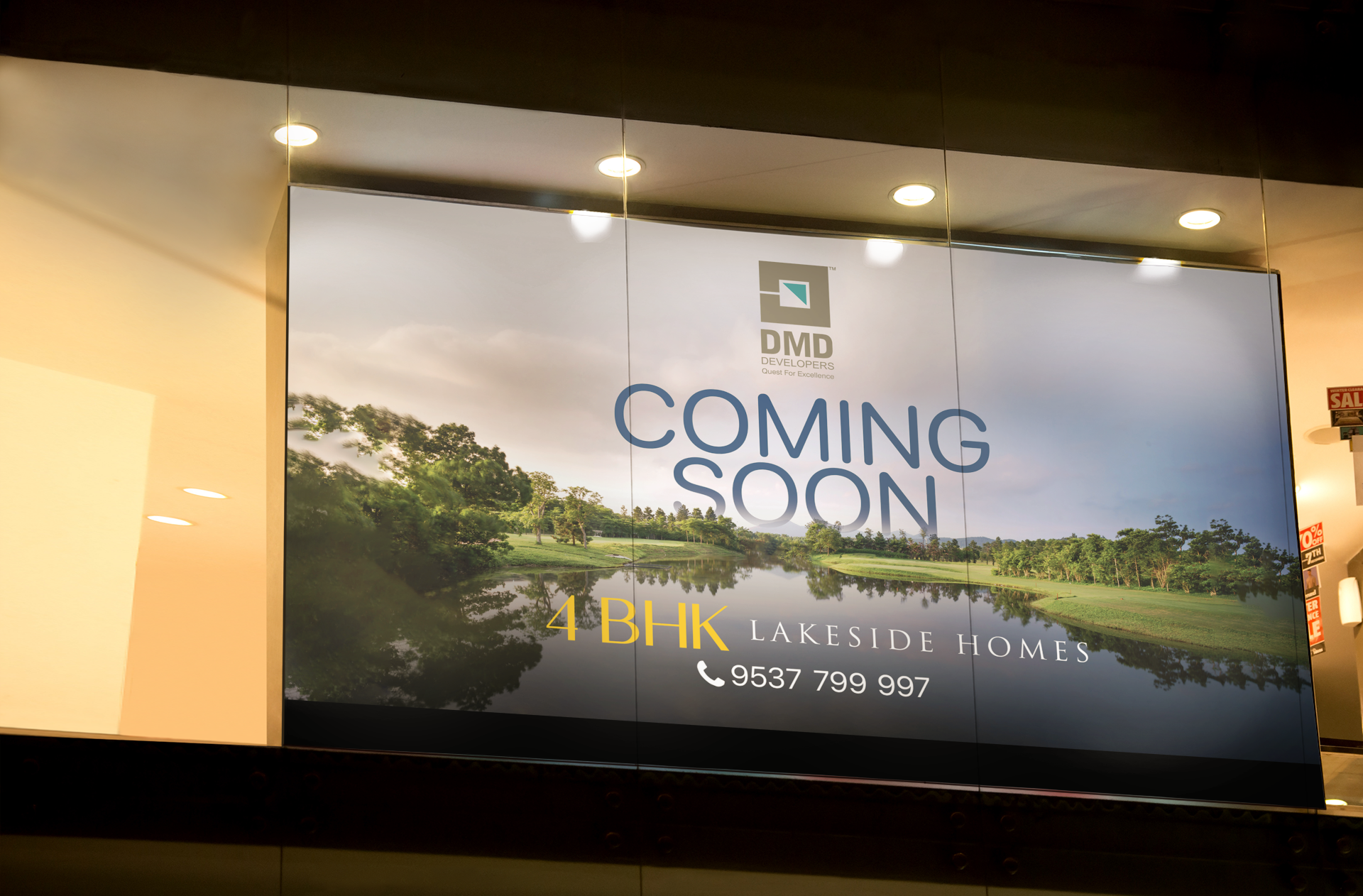 Coming Soon Real Estate Hoarding Design ads billboard coming soon design graphic design hoarding hoarding design real estate real estate design real estate project