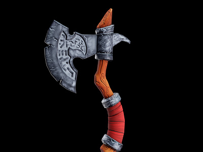 Stylized Axe 3d 3d model asset axe blender game gameart gameasset low poly stylized stylized axe stylized weapon weapon