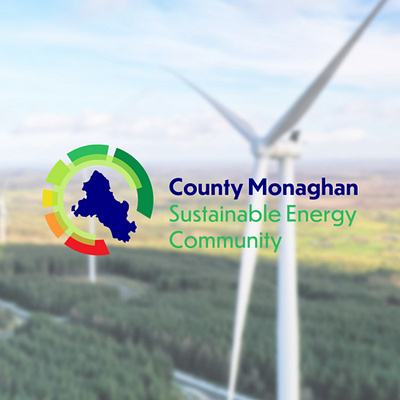 BRAND IDENTITY | County Monaghan Sustainable Energy Community brand identity branding graphic design identity design logo packaging design vector