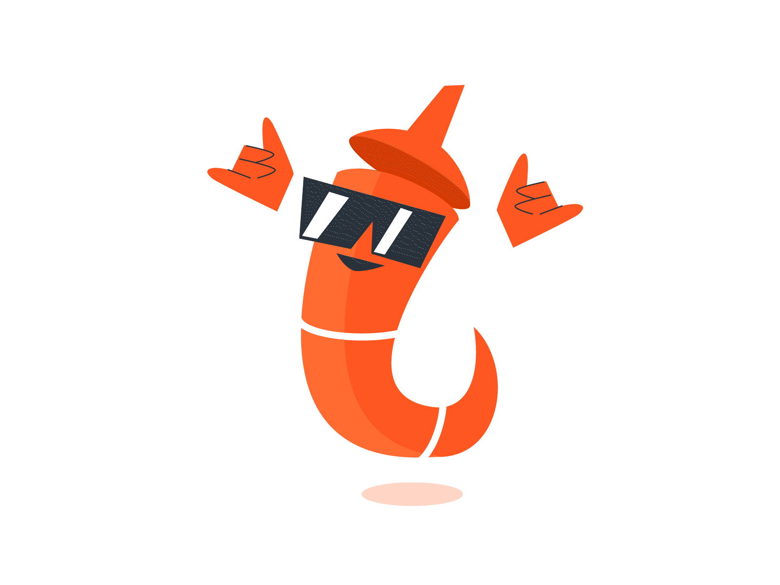 Happy Pepper animation illustration