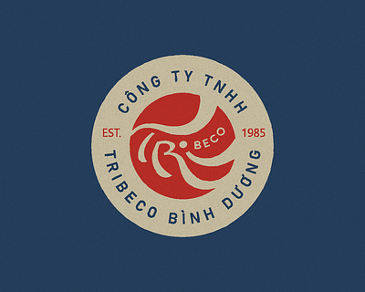 Tribeco - vintage Vietnamese drink logo branding design graphic design illustration logo mythology typography ui ux vector