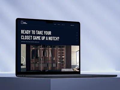 Wardrobe Web Design Concept Version 2 branding closet clothing website fashion website minimal ui design uiux website