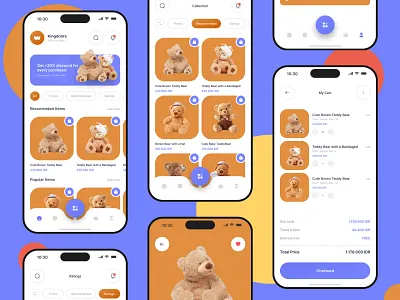 Kingdom's - Toys App app apps design graphic kids store toy toys toys store ui uiux user interface