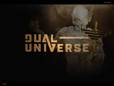 Dual Universe Logo games logo scifi ui videogames