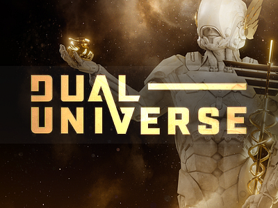 Dual Universe Logo games logo scifi ui videogames