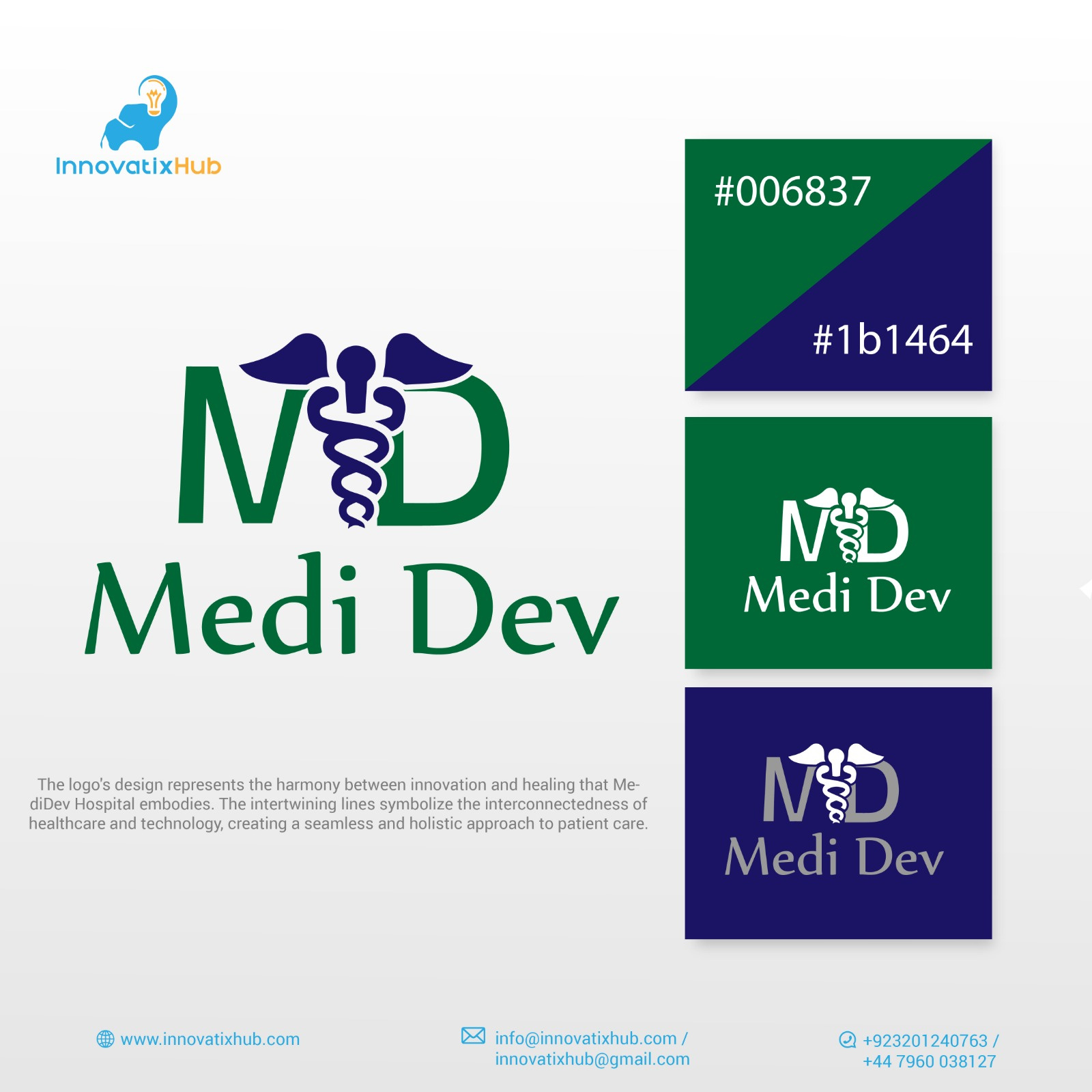 Example of I Will Create A Modern Hospital Logo 