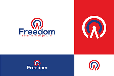 Freedom branding design flat illustration minimalist logo modern type ui unique vector