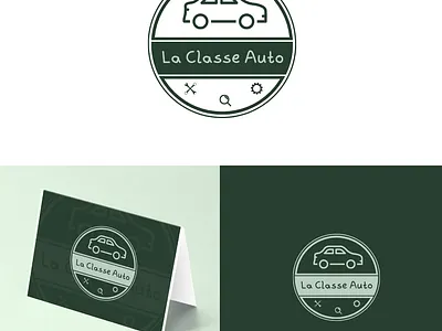 La Casse Auto logo project automotive branding car logo design graphic design illustration logo vector vintage style logo workshop logo